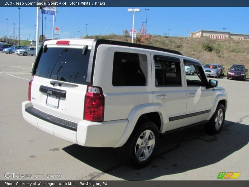 Stone White / Khaki 2007 Jeep Commander Sport 4x4