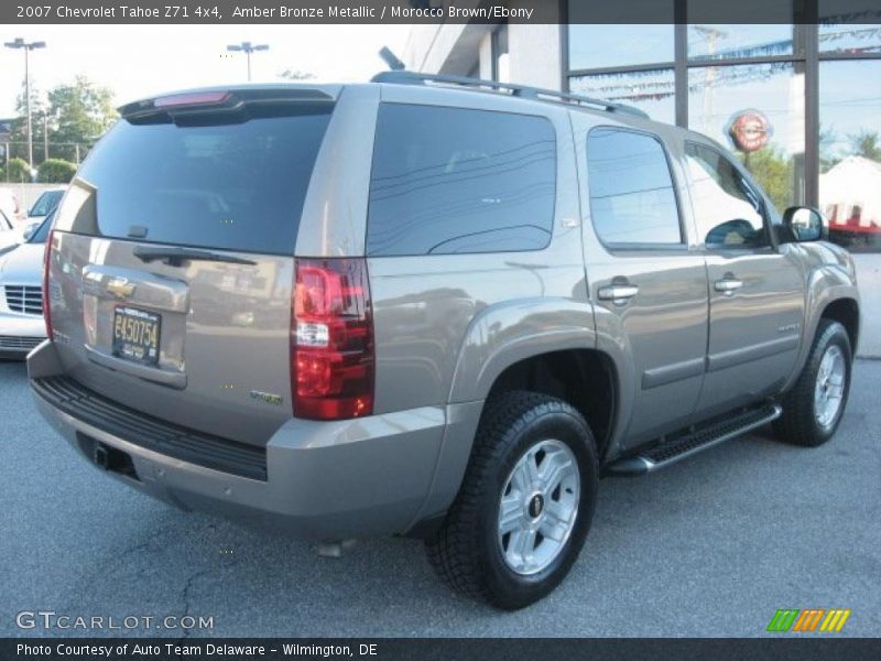 Amber Bronze Metallic / Morocco Brown/Ebony 2007 Chevrolet Tahoe Z71 4x4