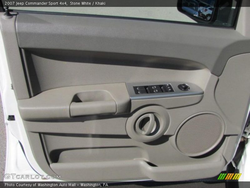 Stone White / Khaki 2007 Jeep Commander Sport 4x4
