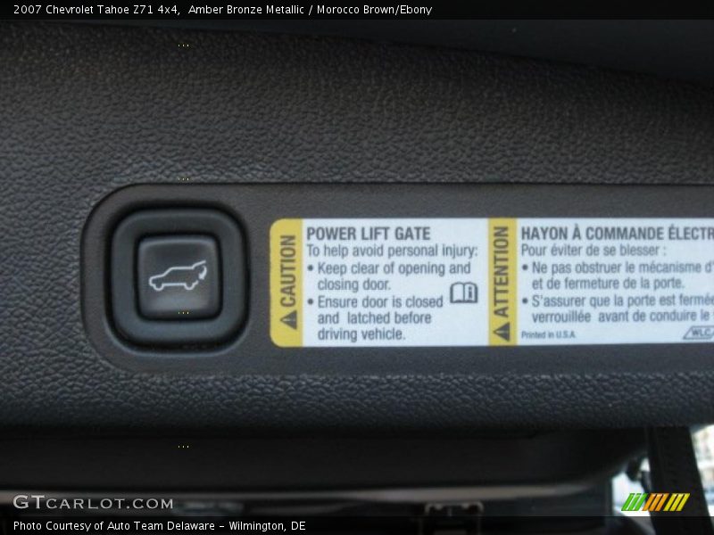 Amber Bronze Metallic / Morocco Brown/Ebony 2007 Chevrolet Tahoe Z71 4x4