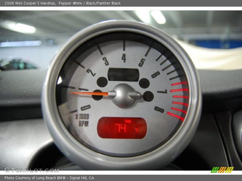 Pepper White / Black/Panther Black 2006 Mini Cooper S Hardtop