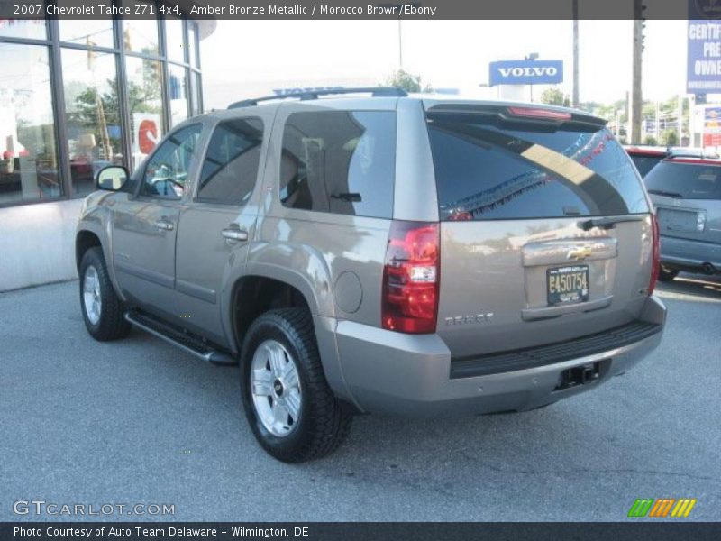 Amber Bronze Metallic / Morocco Brown/Ebony 2007 Chevrolet Tahoe Z71 4x4