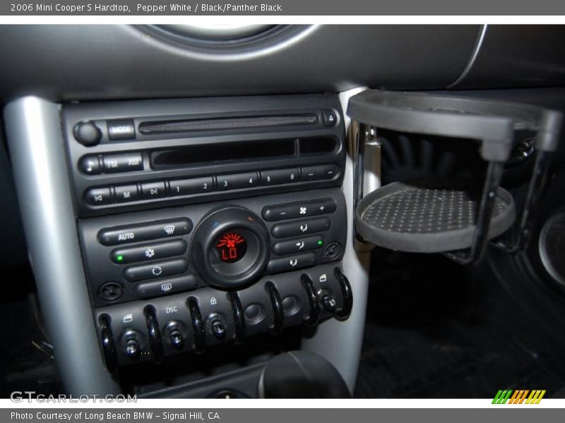 Pepper White / Black/Panther Black 2006 Mini Cooper S Hardtop