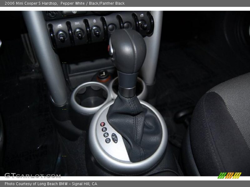 Pepper White / Black/Panther Black 2006 Mini Cooper S Hardtop