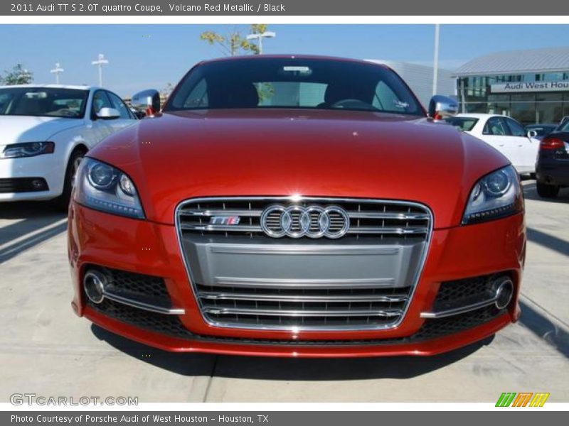 Volcano Red Metallic / Black 2011 Audi TT S 2.0T quattro Coupe