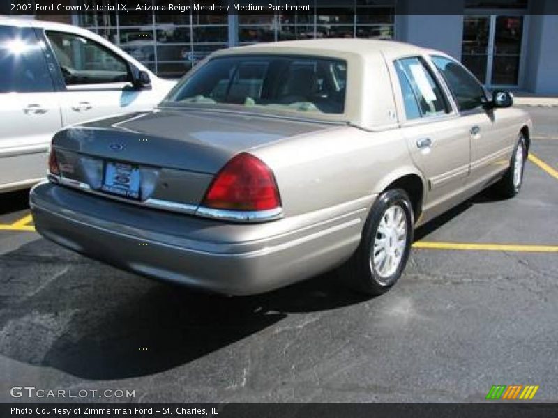 Arizona Beige Metallic / Medium Parchment 2003 Ford Crown Victoria LX