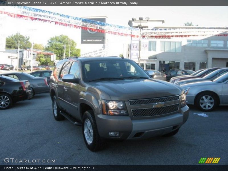 Amber Bronze Metallic / Morocco Brown/Ebony 2007 Chevrolet Tahoe Z71 4x4