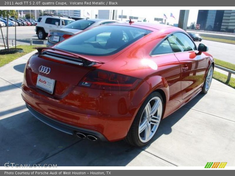 Volcano Red Metallic / Black 2011 Audi TT S 2.0T quattro Coupe