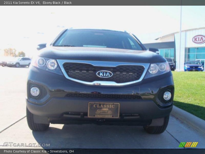 Ebony Black / Black 2011 Kia Sorento EX V6