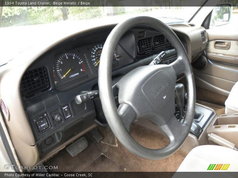 Dashboard of 1994 Land Cruiser 