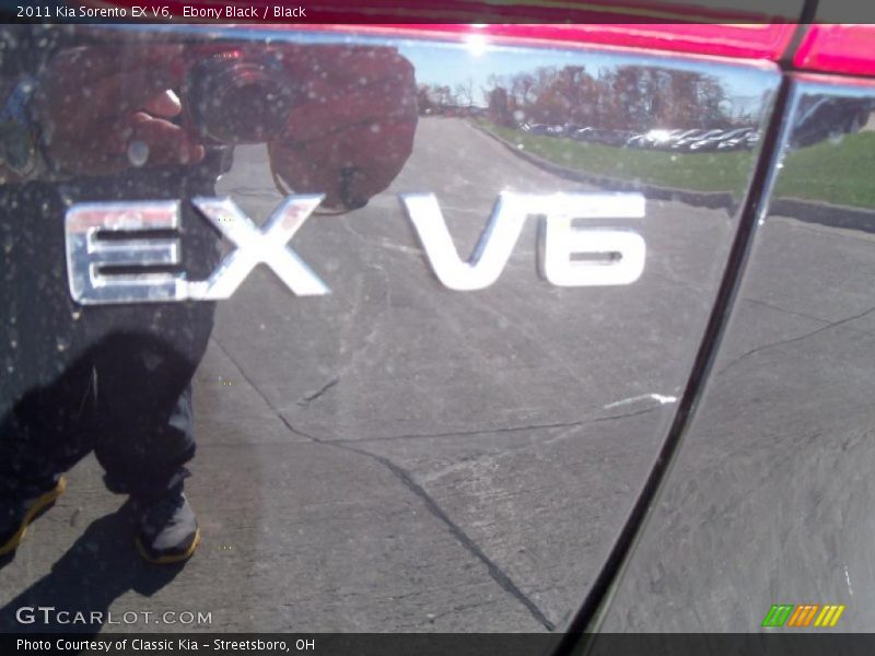 Ebony Black / Black 2011 Kia Sorento EX V6