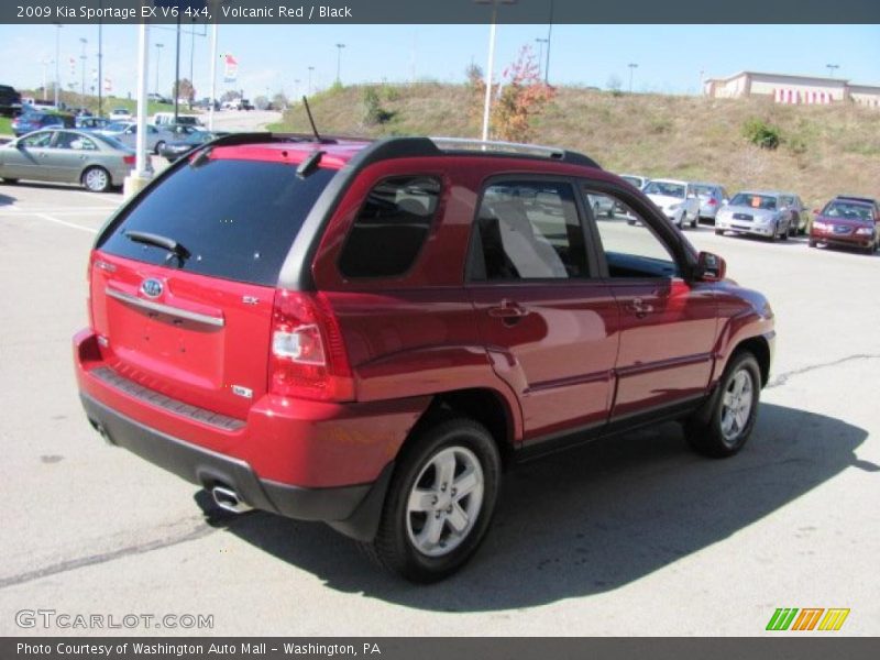Volcanic Red / Black 2009 Kia Sportage EX V6 4x4