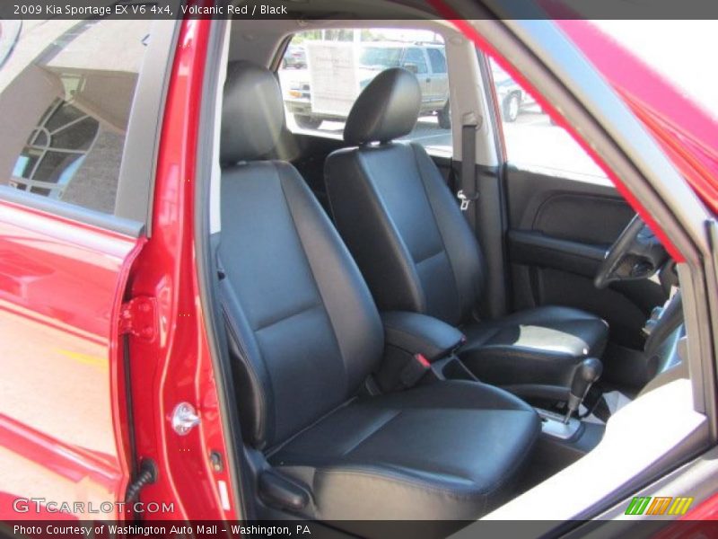 Volcanic Red / Black 2009 Kia Sportage EX V6 4x4