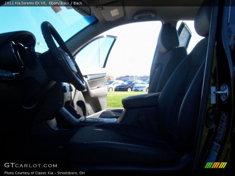 Ebony Black / Black 2011 Kia Sorento EX V6