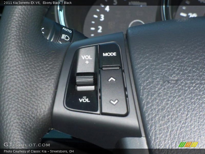 Ebony Black / Black 2011 Kia Sorento EX V6