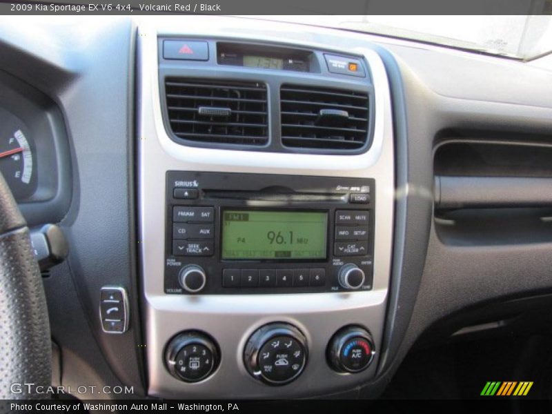 Volcanic Red / Black 2009 Kia Sportage EX V6 4x4