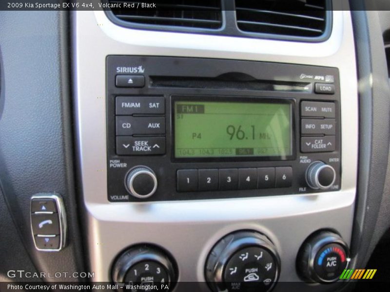 Volcanic Red / Black 2009 Kia Sportage EX V6 4x4