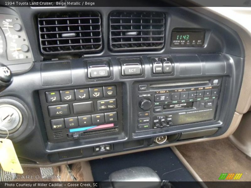 Controls of 1994 Land Cruiser 