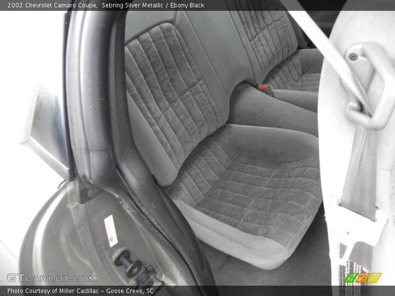 Sebring Silver Metallic / Ebony Black 2002 Chevrolet Camaro Coupe