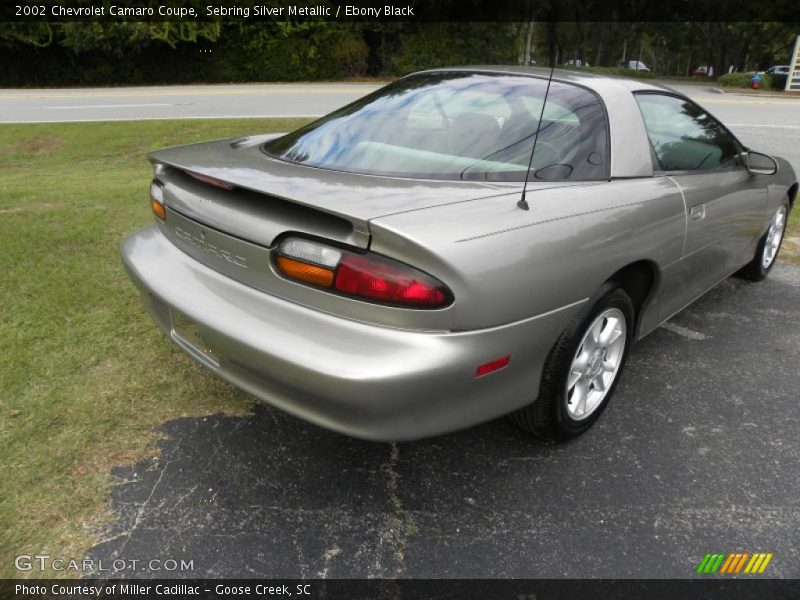 Sebring Silver Metallic / Ebony Black 2002 Chevrolet Camaro Coupe