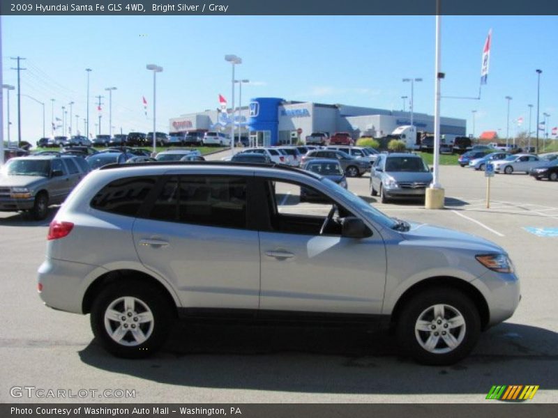 Bright Silver / Gray 2009 Hyundai Santa Fe GLS 4WD
