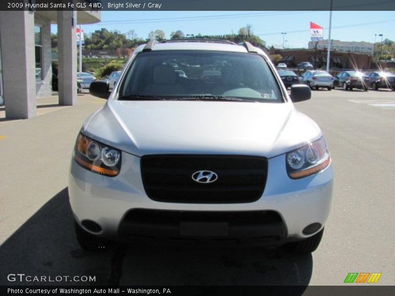 Bright Silver / Gray 2009 Hyundai Santa Fe GLS 4WD