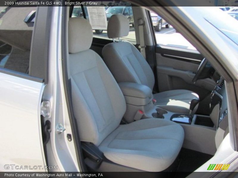 Bright Silver / Gray 2009 Hyundai Santa Fe GLS 4WD