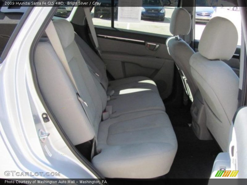 Bright Silver / Gray 2009 Hyundai Santa Fe GLS 4WD