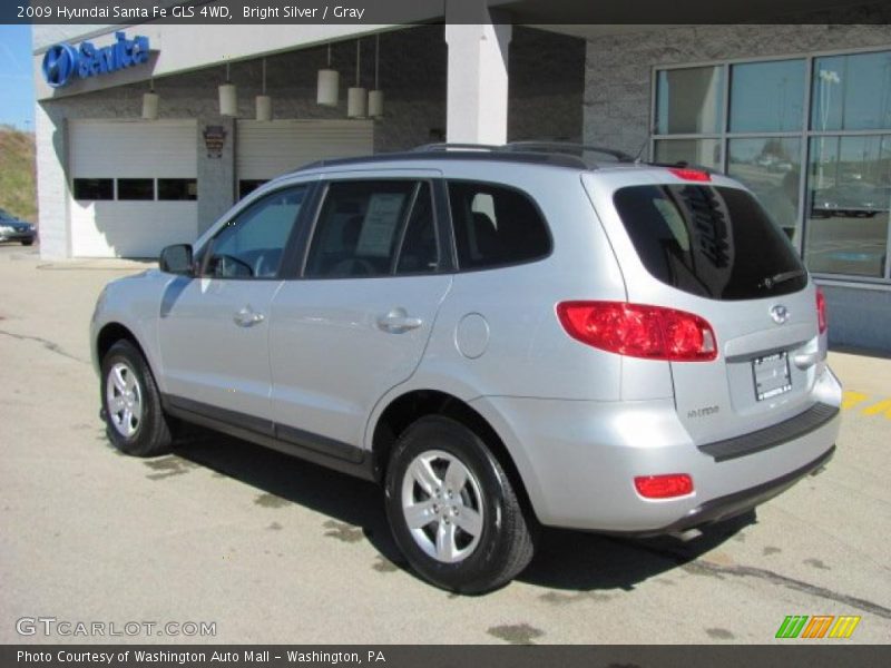 Bright Silver / Gray 2009 Hyundai Santa Fe GLS 4WD