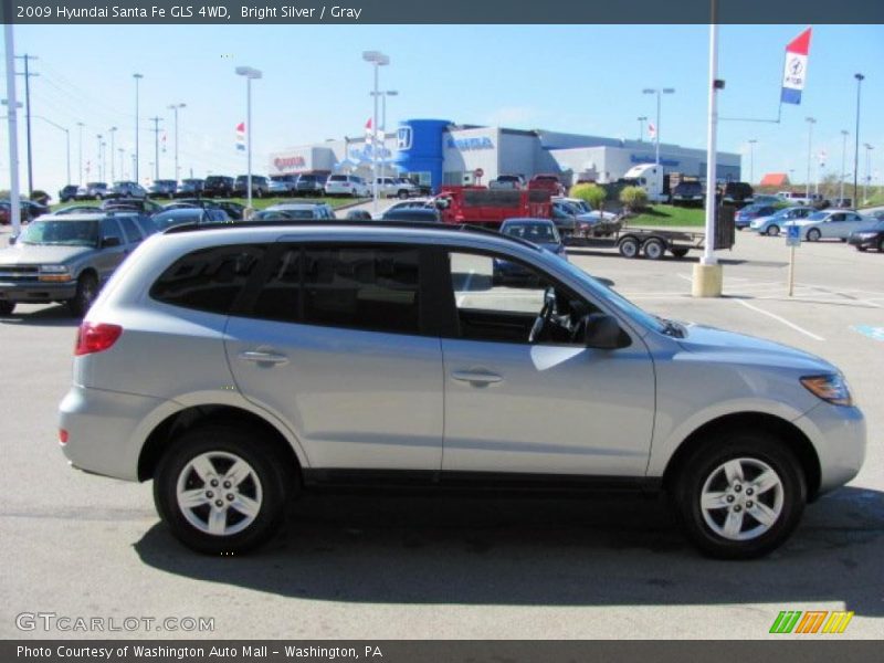 Bright Silver / Gray 2009 Hyundai Santa Fe GLS 4WD