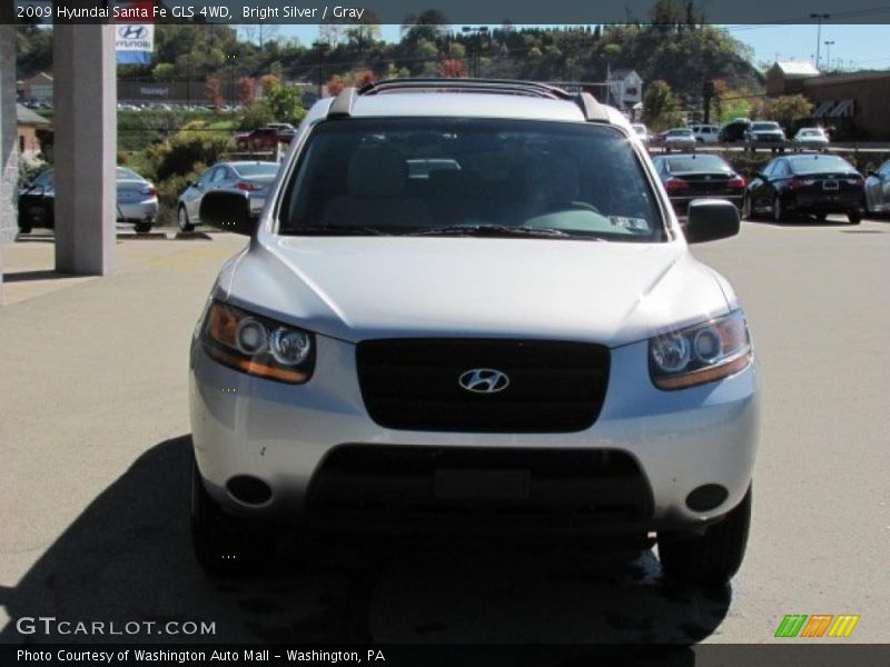 Bright Silver / Gray 2009 Hyundai Santa Fe GLS 4WD