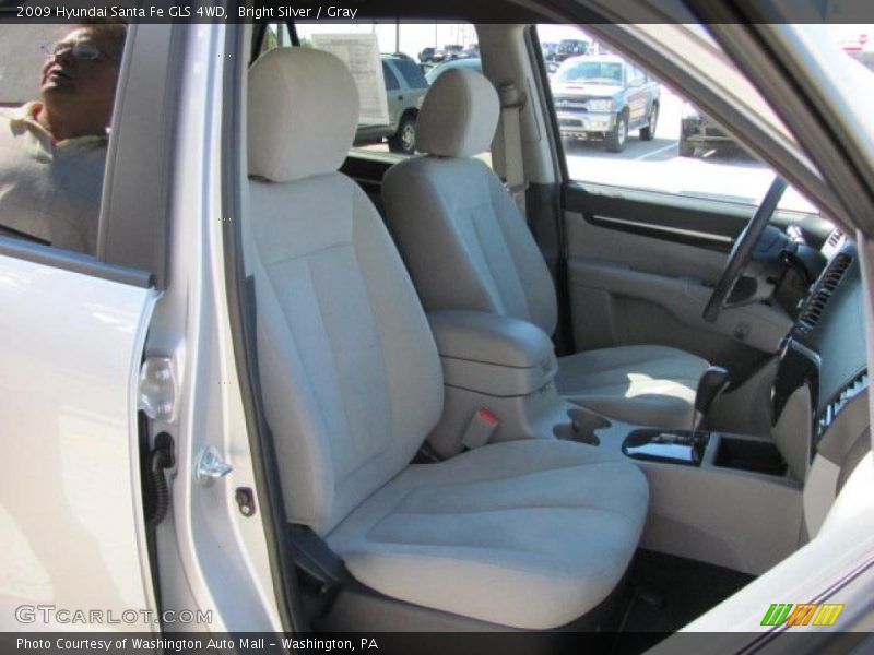 Bright Silver / Gray 2009 Hyundai Santa Fe GLS 4WD