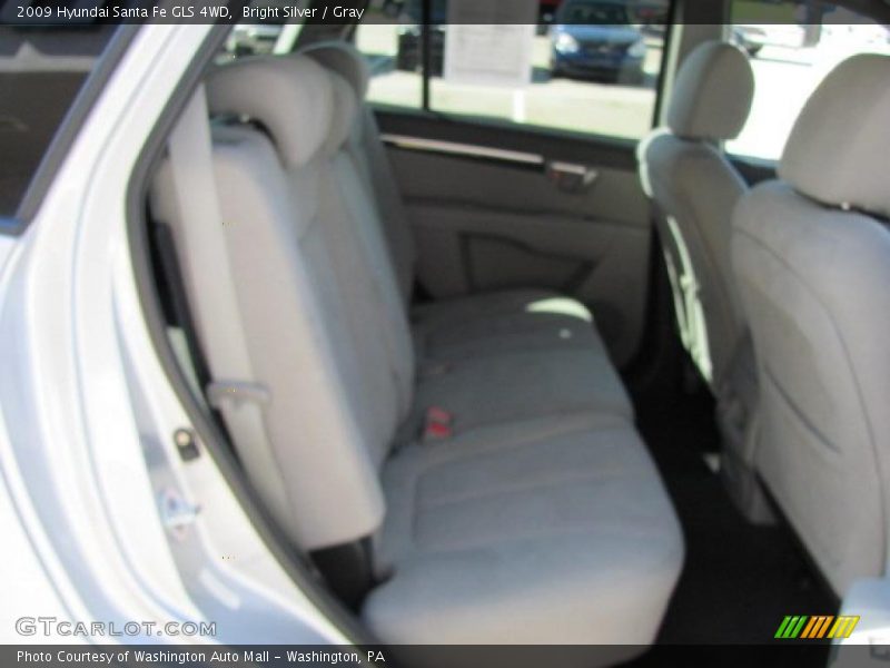 Bright Silver / Gray 2009 Hyundai Santa Fe GLS 4WD