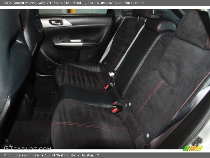  2010 Impreza WRX STi Black Alcantara/Carbon Black Leather Interior