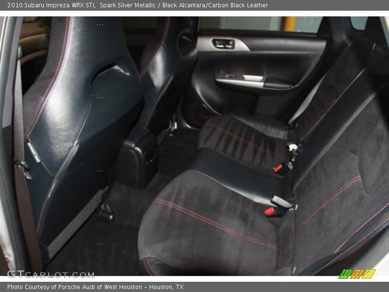  2010 Impreza WRX STi Black Alcantara/Carbon Black Leather Interior