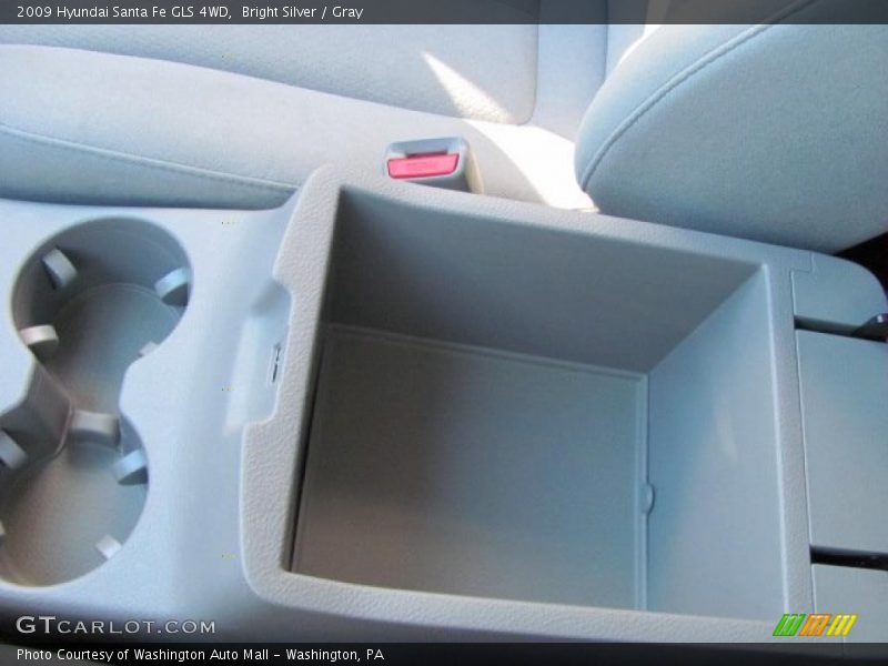 Bright Silver / Gray 2009 Hyundai Santa Fe GLS 4WD