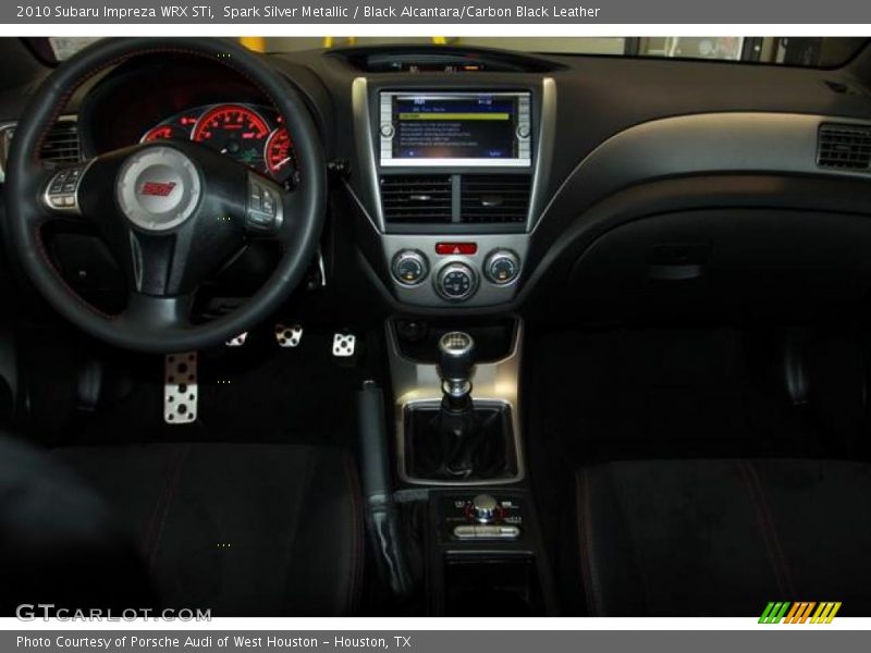 Dashboard of 2010 Impreza WRX STi