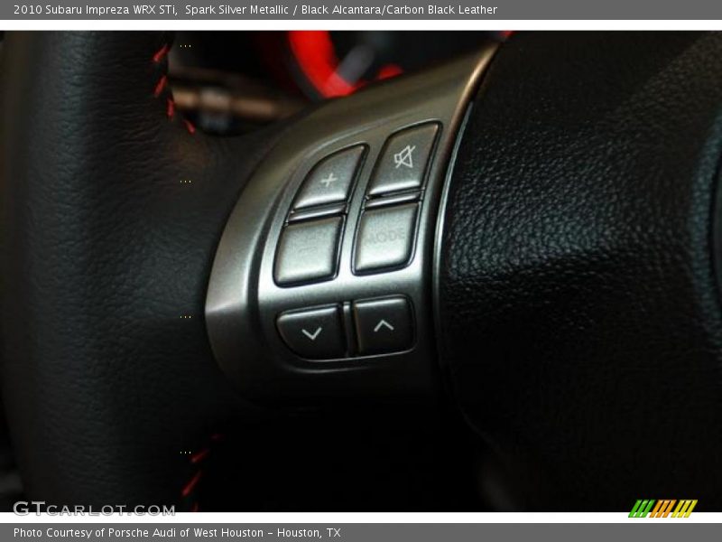 Spark Silver Metallic / Black Alcantara/Carbon Black Leather 2010 Subaru Impreza WRX STi