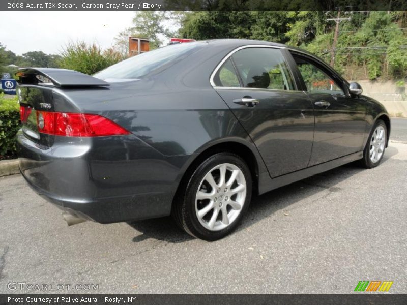Carbon Gray Pearl / Ebony 2008 Acura TSX Sedan