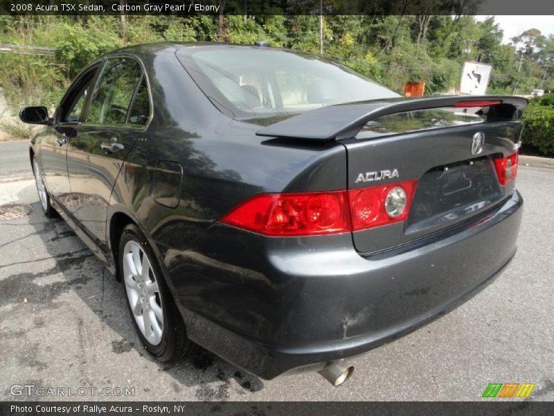 Carbon Gray Pearl / Ebony 2008 Acura TSX Sedan