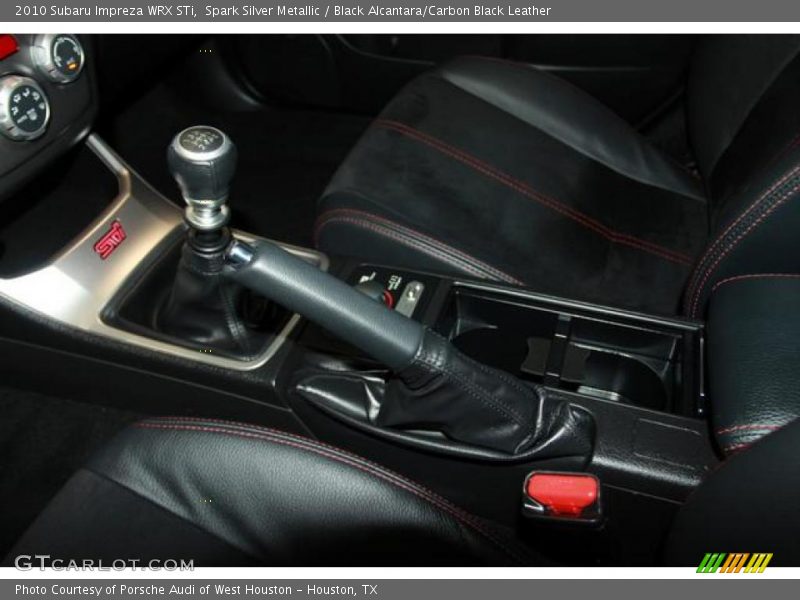  2010 Impreza WRX STi Black Alcantara/Carbon Black Leather Interior
