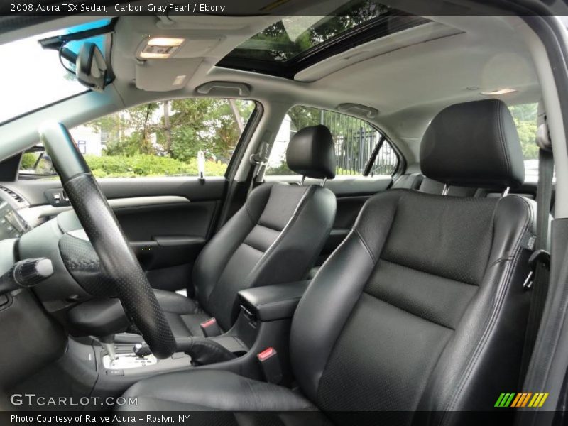 Carbon Gray Pearl / Ebony 2008 Acura TSX Sedan