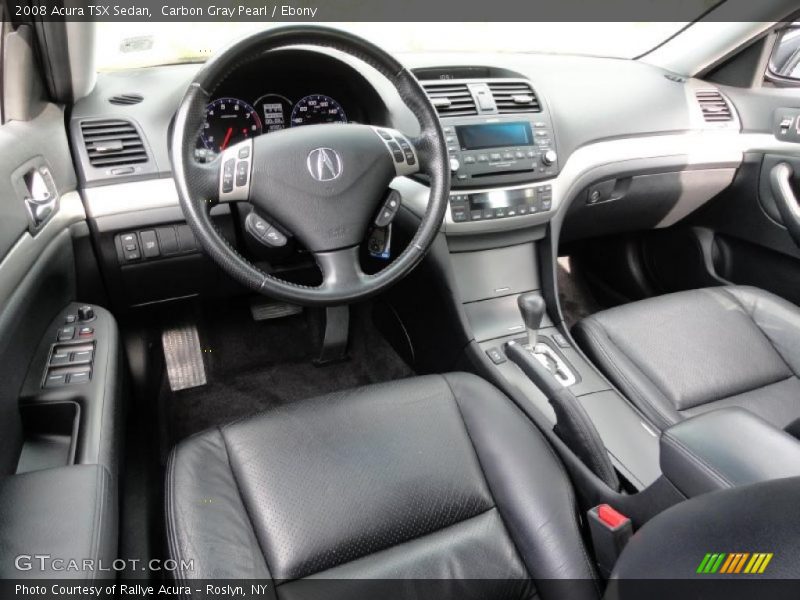 Carbon Gray Pearl / Ebony 2008 Acura TSX Sedan