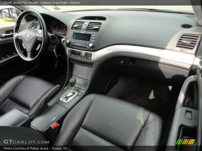 Carbon Gray Pearl / Ebony 2008 Acura TSX Sedan