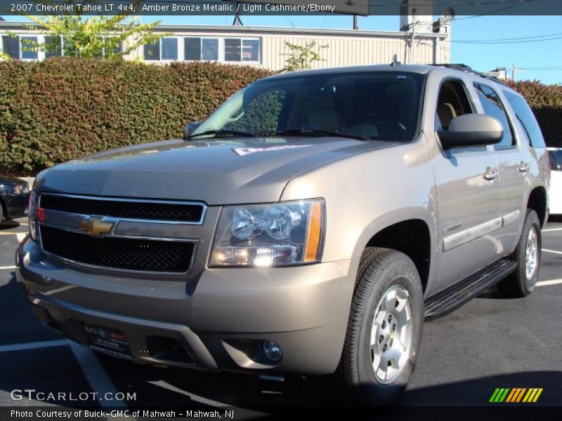 Amber Bronze Metallic / Light Cashmere/Ebony 2007 Chevrolet Tahoe LT 4x4