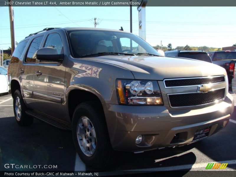 Amber Bronze Metallic / Light Cashmere/Ebony 2007 Chevrolet Tahoe LT 4x4