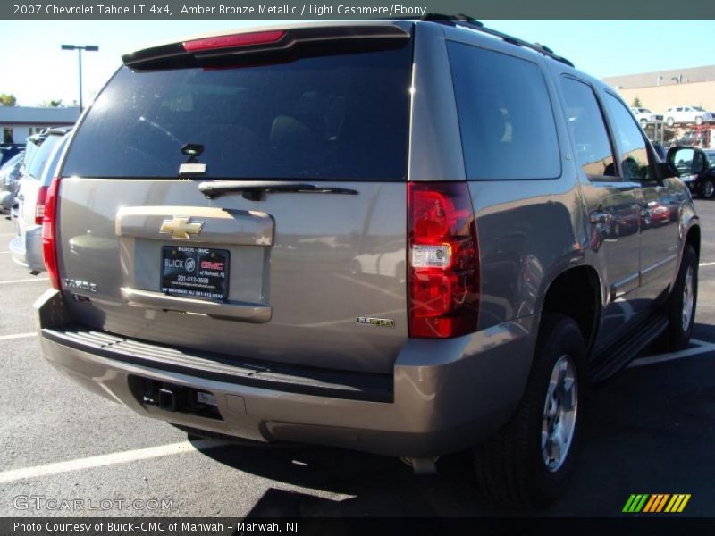 Amber Bronze Metallic / Light Cashmere/Ebony 2007 Chevrolet Tahoe LT 4x4