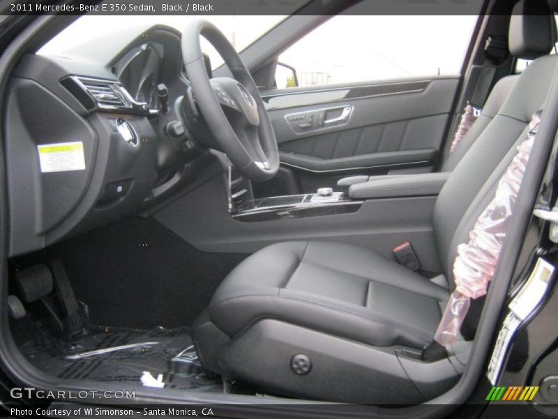 2011 E 350 Sedan Black Interior