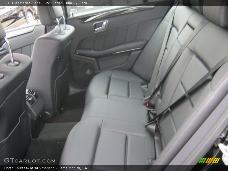  2011 E 350 Sedan Black Interior