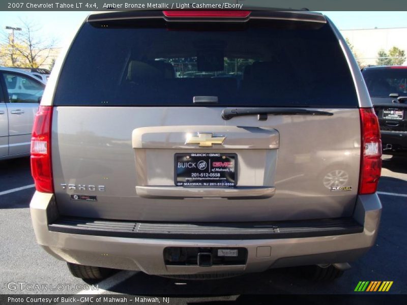 Amber Bronze Metallic / Light Cashmere/Ebony 2007 Chevrolet Tahoe LT 4x4